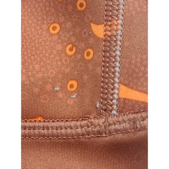 Under armour compression orange bubble leggings women's small - Picture 7 of 7